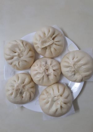 蔥肉包 的食譜成品照片