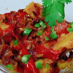 A picture of Masala tomato cauliflower.