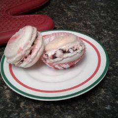 A picture of Peppermint Macarons.
