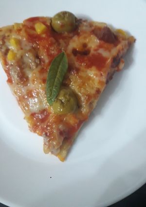 صورة لوصفة بيتزا سائلة
