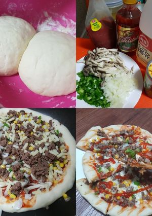 Foto resep Simple home made pizza