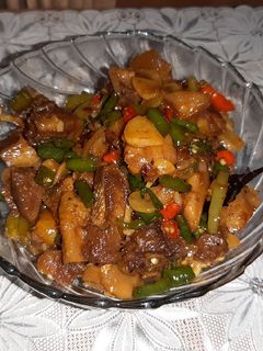 Foto resep Oseng cingur lombok ijo