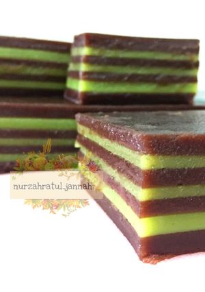 Foto resep Kue Lapis(Coklat Pandan)