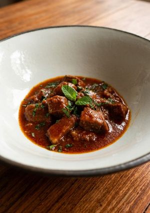 Foto di Stracotto di brisket di manzo (punta di petto) alla paprika e menta