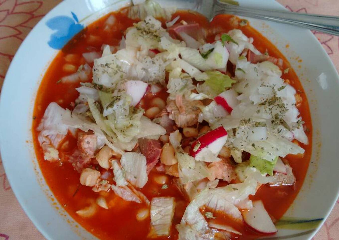 Pozole rojo. ॐ 🇲🇽