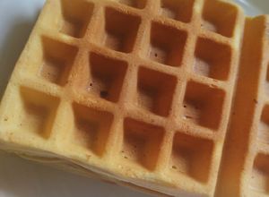 Una foto de Waffles dulces