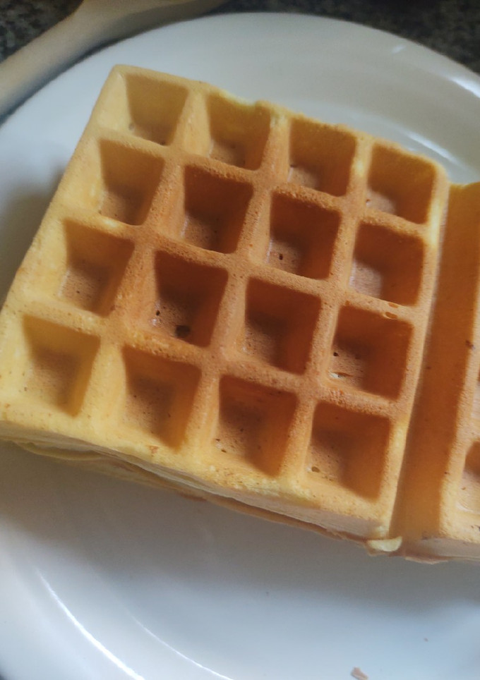 Una foto de Waffles dulces