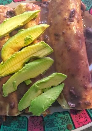 Una foto de Enfrijoladas Fit 🥑🥕