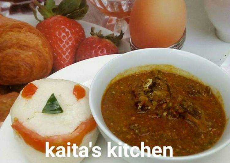 tasty Tuwon shinkafa miyar kuɓewa Recipe | Quickest Way to make Tuwon shinkafa miyar kuɓewa Homemade