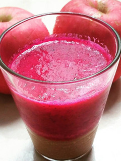 Foto resep Jus buah naga apel mix yakult
