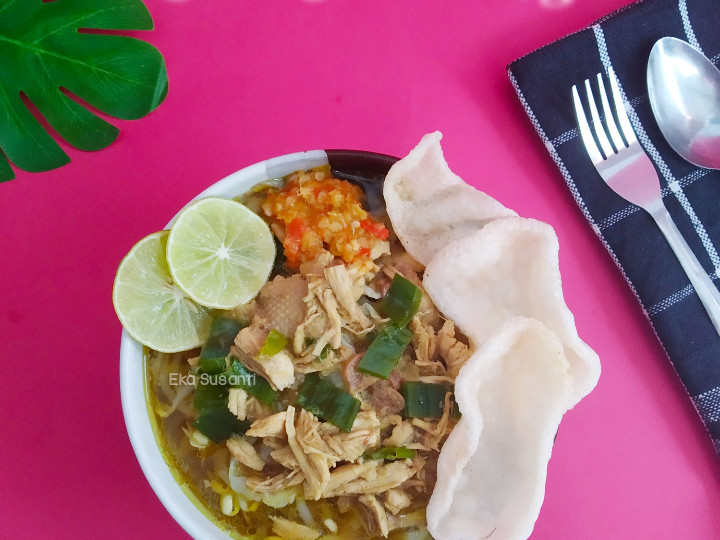 Ini dia! Resep bikin Soto semarang  sedap