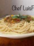 Pasta con salsa de sardinas LuisFy
