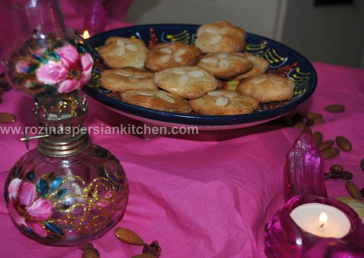 Steps to Prepare Homemade Almond Biscuit   بیسکویت بادامی