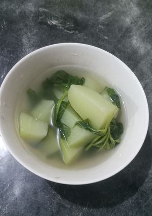 Foto resep Sayur Bayam Labu