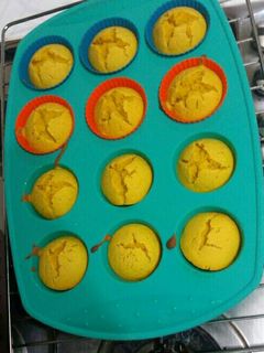 Una foto de Muffins de zapallo naranjo