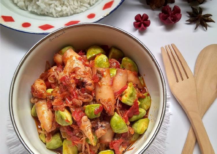 Resep Sambal Baby Cumi Pete yang Lezat Sekali