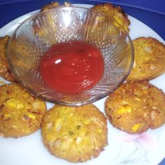 A picture of Corn cutlets.