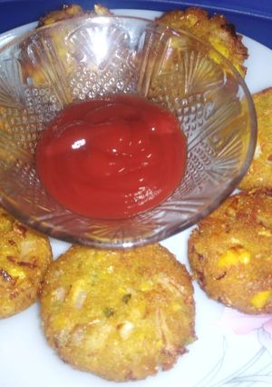 A picture of Corn cutlets.