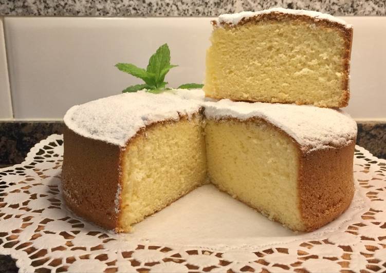 Bizcocho de limón para hacer tartas