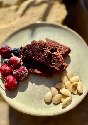 Una foto de Bizcocho viral de manzana y cacao