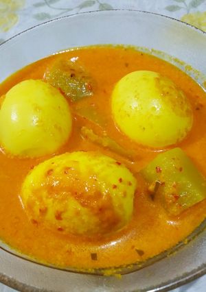 Foto resep Gulai telur labu siam