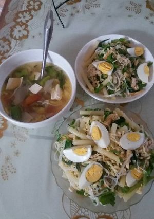 Hình của món Ăn chay đầy đủ.