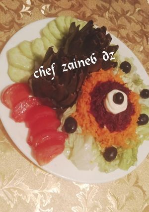 صورة لوصفة سلاطة مشكلة