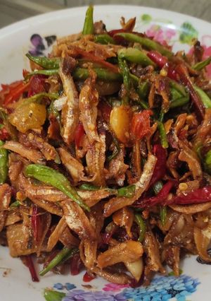 Foto resep Ikan Teri Sambal Mix Buncis