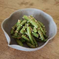 Goma-ae - Fagiolini con salsa di sesamo alla giapponese-レシピのメイン写真