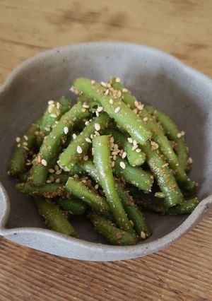 Foto di Goma-ae - Fagiolini con salsa di sesamo alla giapponese