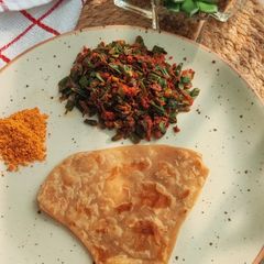 A picture of Spring Onion Sabji.