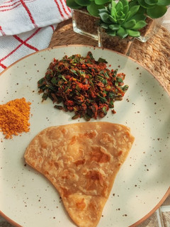 A picture of Spring Onion Sabji.