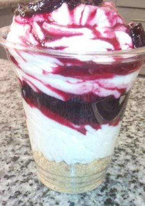 A picture of Light Healthy Cheesecake.