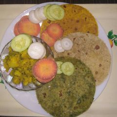 A picture of Tricolour parota republic day special.
