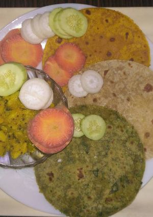 A picture of Tricolour parota republic day special.