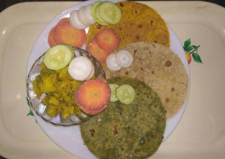 Simple Way to Make Any-night-of-the-week Tricolour parota republic day special