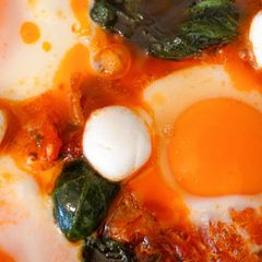 A picture of Egg in Hell 🥚🍅🔥 | A Mediterranean Home-Brunch Delight.