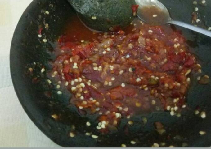 Sambel Tempong khas Banyuwangi