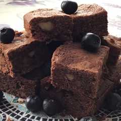 Una foto de Brownies de nueces