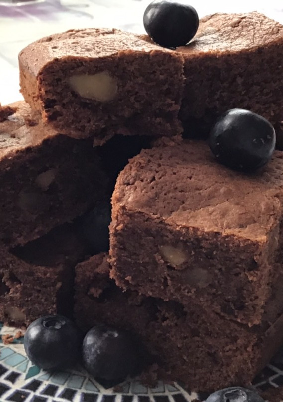 Una foto de Brownies de nueces