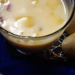 A picture of Fruit custard.