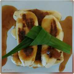 A picture of Pisang Epe Durian.