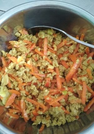 Foto resep Scrambled egg Curry