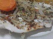 Una foto de receta de pescado pejerrey al horno