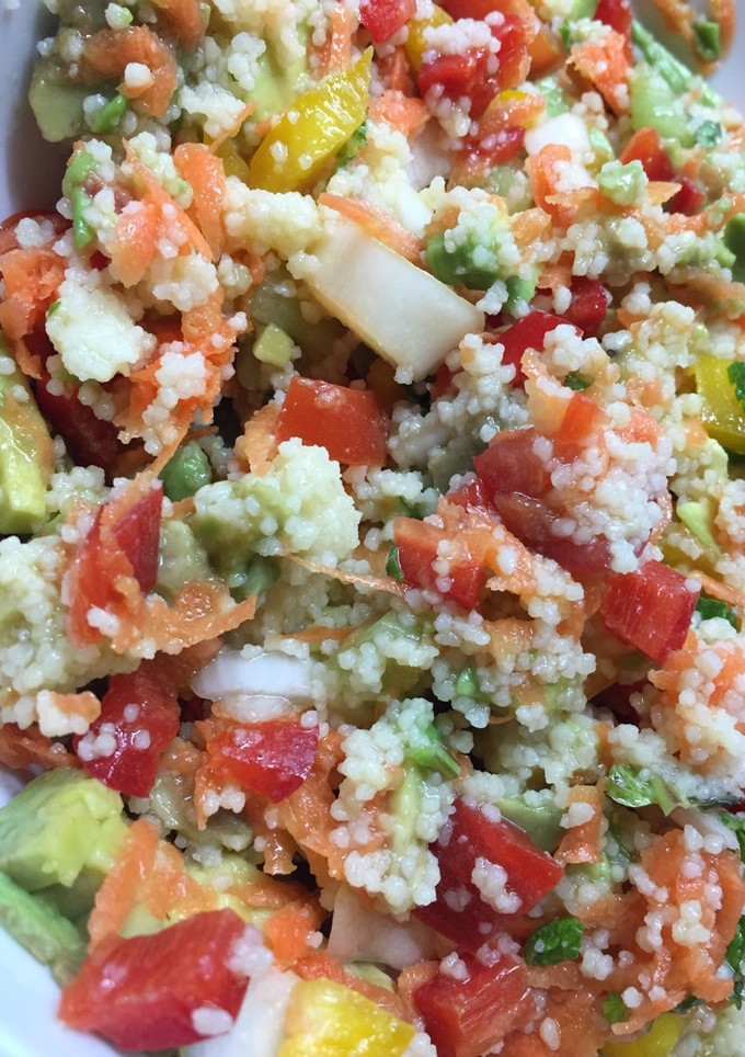 Una foto de Ensalada de couscous