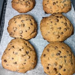 Chocolate chip cookie A picture of Chocolate chip cookie.