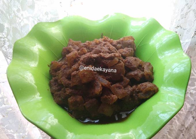Cara Gampang Membuat Kikil bumbu kacang (cungkring) yang Lezat