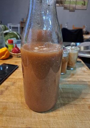 Une photo de Soupe de betterave