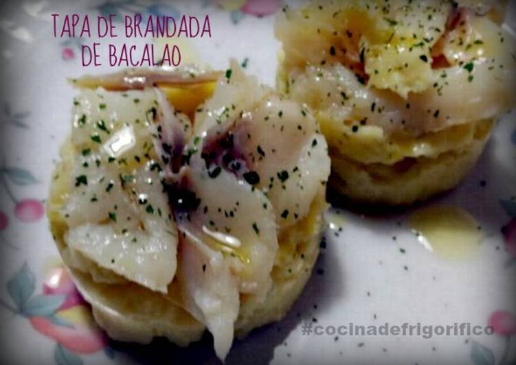 Tapa de brandada de bacalao