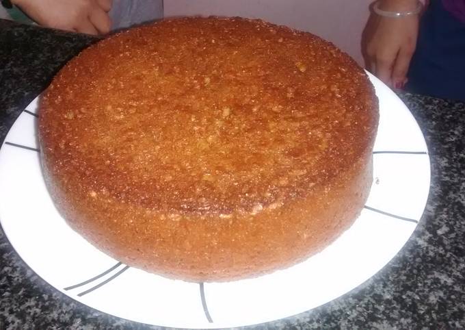 Recipe of Super Quick Eggless Carrot Cake